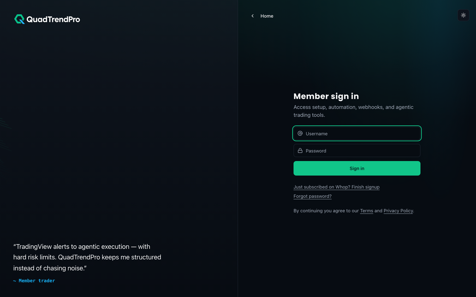 Join & sign in to the member app