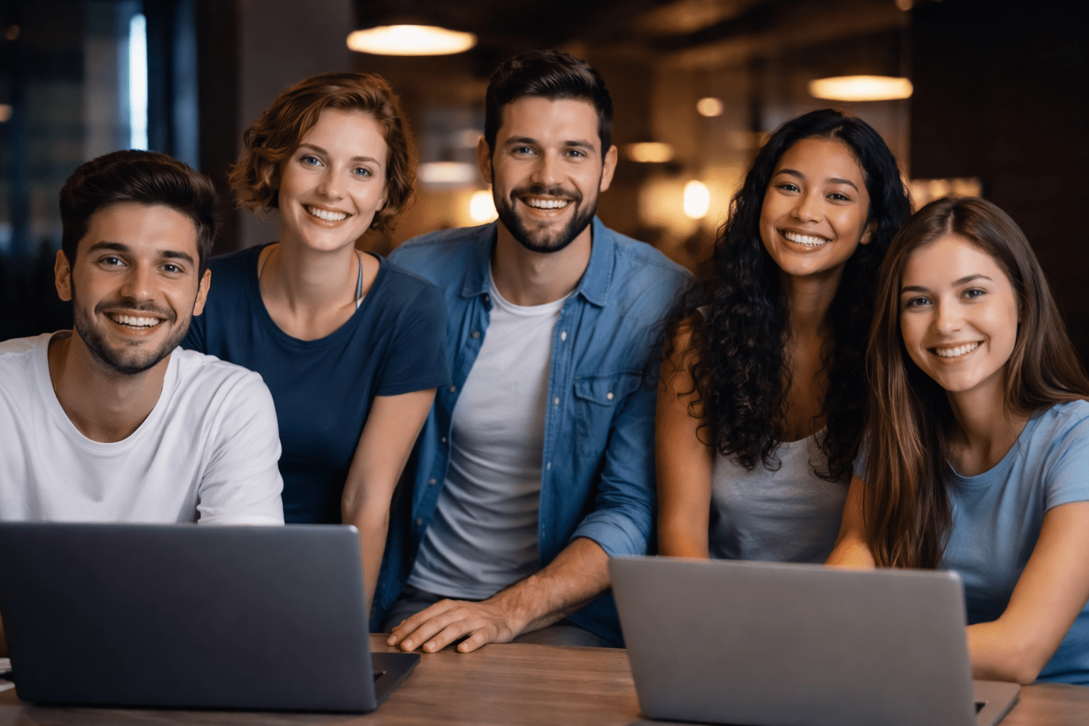 QuadTrendPro team in a modern workspace